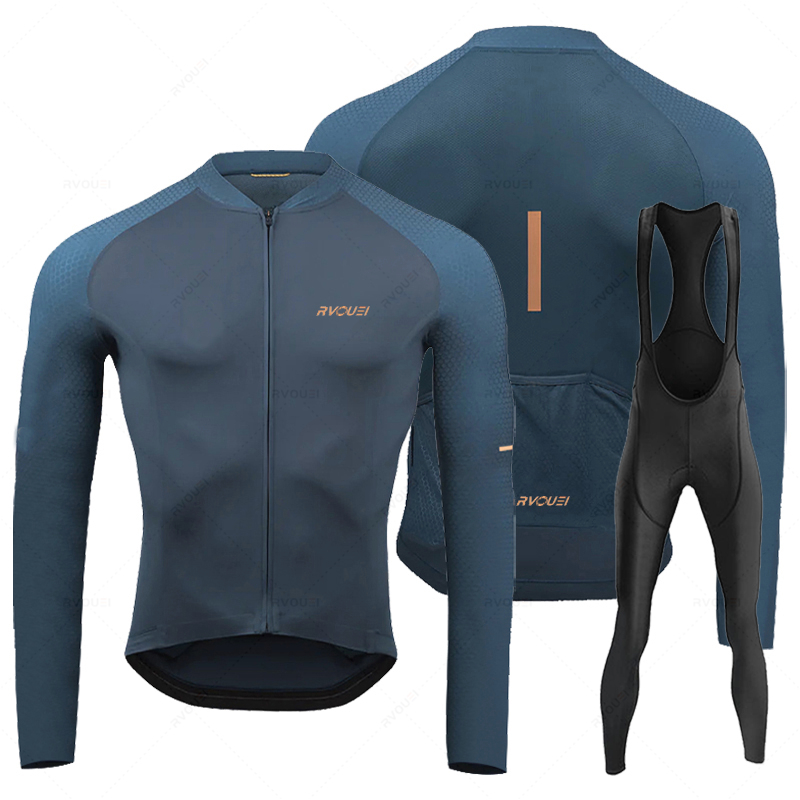 Cycling Gear Brands - Rvouei تنفس طويلة الأكمام الدراجات جيرسي