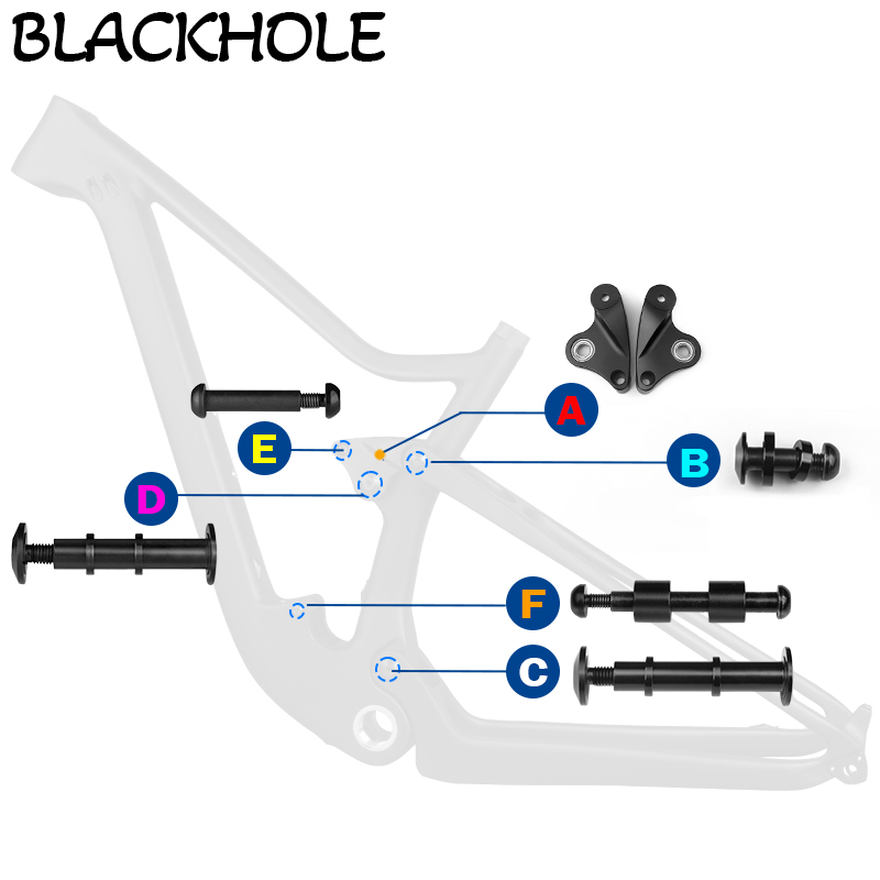 Carbon Bike Frame - BH-MTB-097 كامل تعليق الجبلية الإطار المسمار