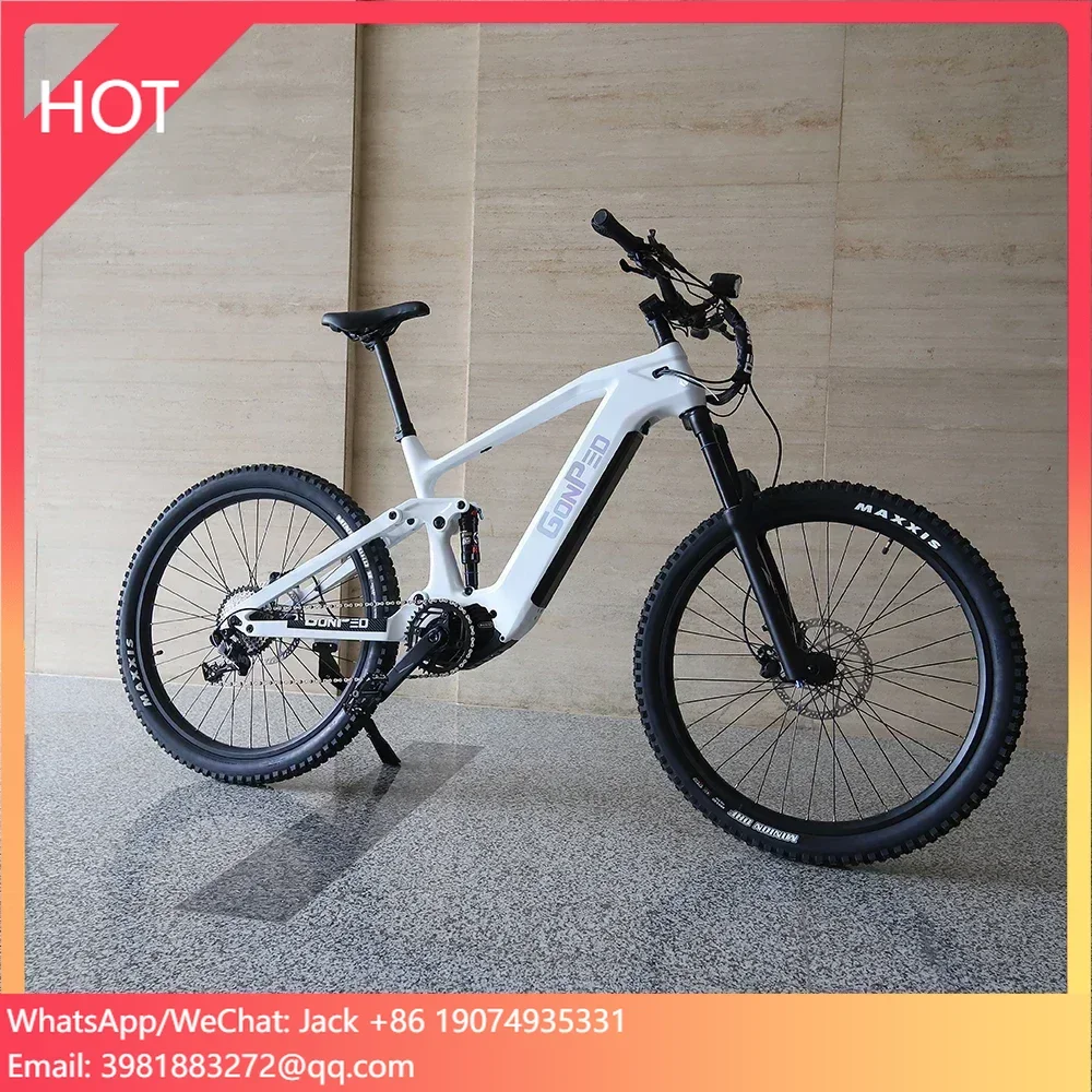 Carbon Bike Frame - دراجة BAFANG M620 ذات نظام التعليق