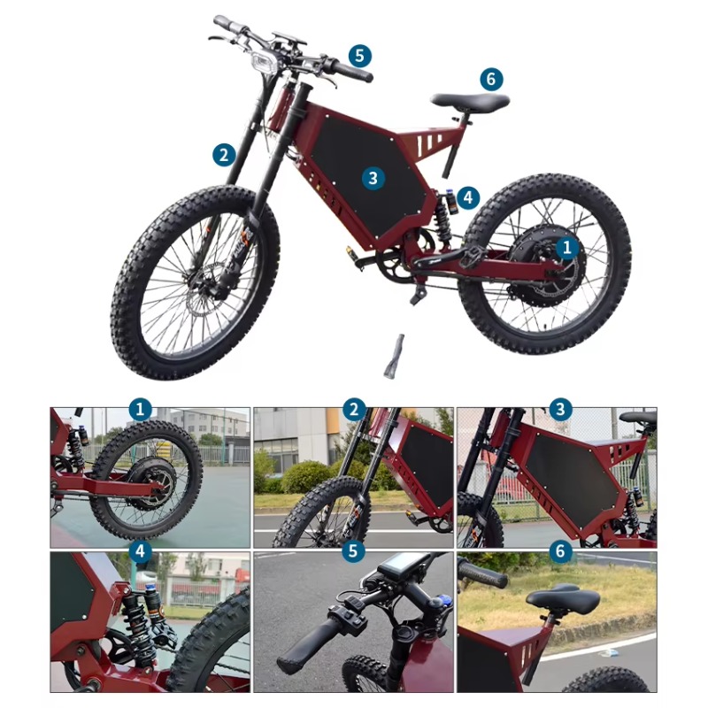 تعديل دراجة الأطفال الترابية E - مراجعة Carbon Bike Frame وسعره
